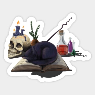 Witches Table Sticker